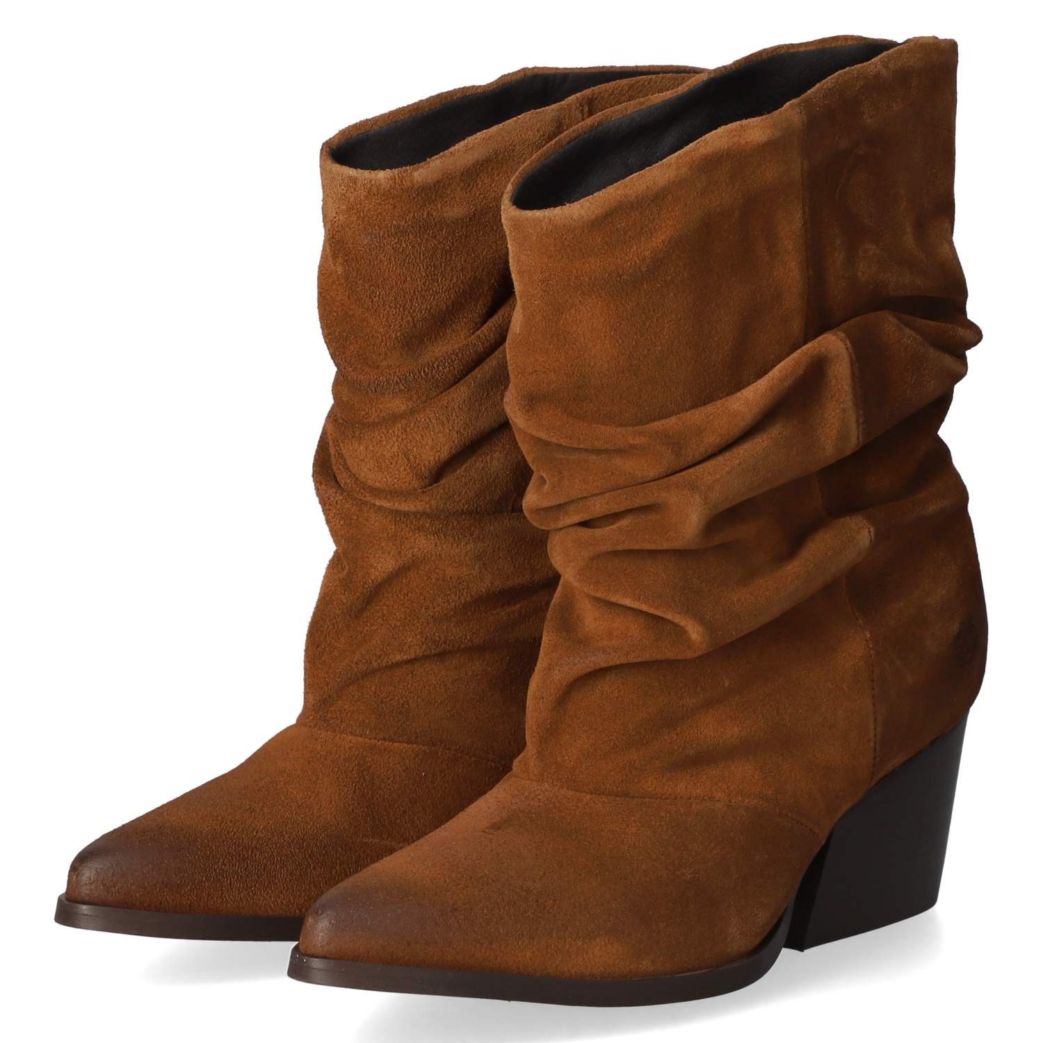 Apple of Eden Apple of Eden Cowboystiefel PILAR 10.1 cognac Damen Rauleder brown Schlupfstiefel