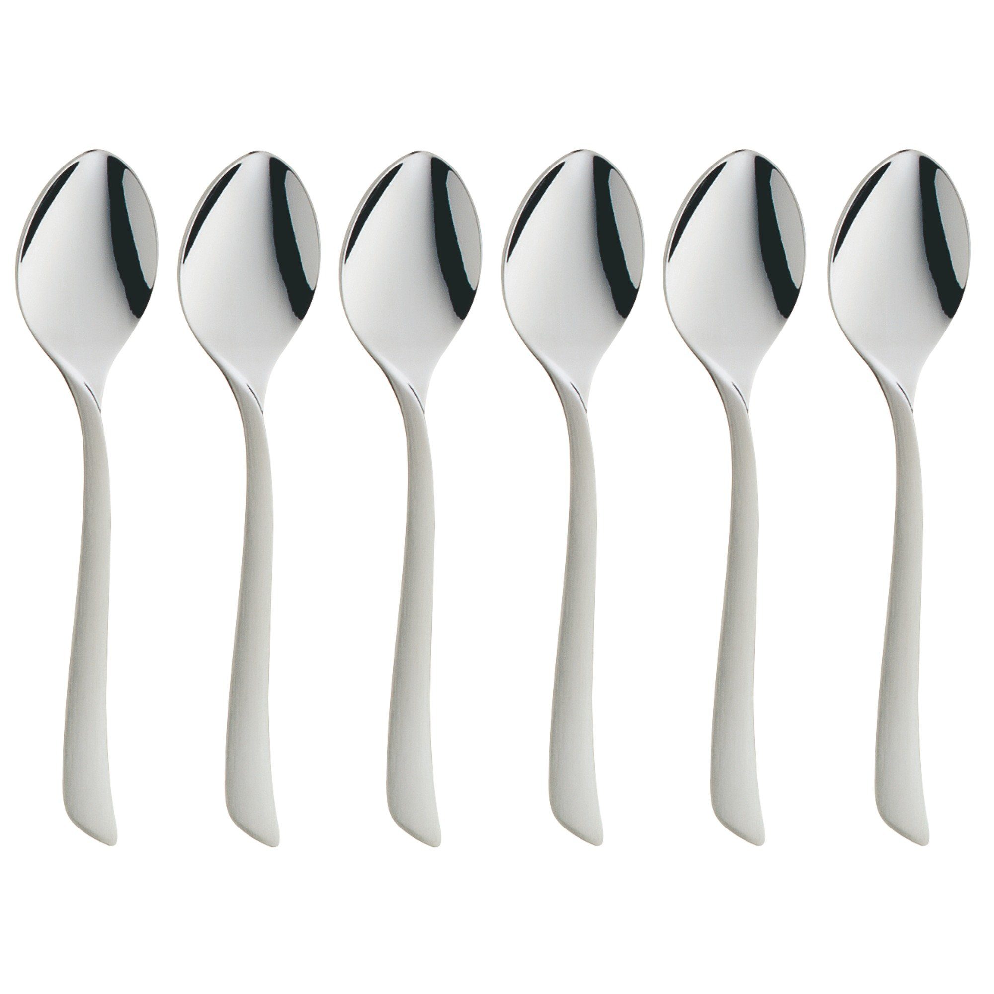 WMF Besteck-Set Virginia (6-tlg), Cromargan protect, Cromargan protect Edelstahl teilmattiert, kratzbeständig