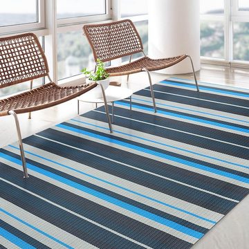 Vinylteppich Ravenna, Teppichläufer erhältlich in vielen Größen, Teppichboden, casa pura, rechteckig, für Indoor- & Outdoorbereiche