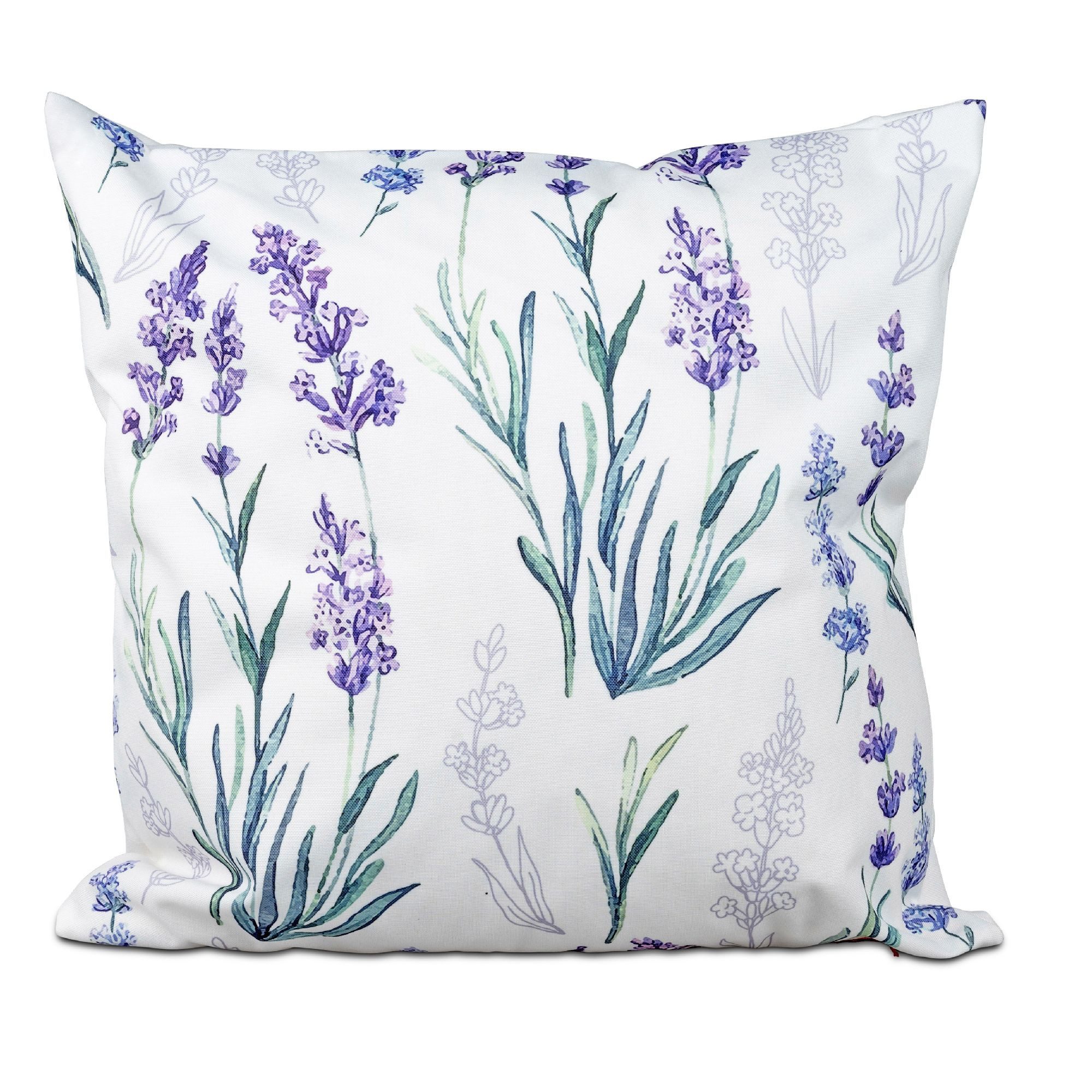 formano Dekokissen Sommerzeit, Höhe: cm, Farbe: Weiß, Motiv: Lavendel