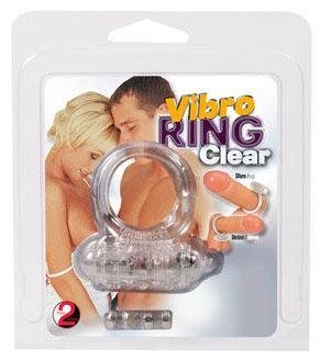 You2Toys Vibro-Penisring Mini-Vibrator Clear, Transparent herausnehmbarem mit