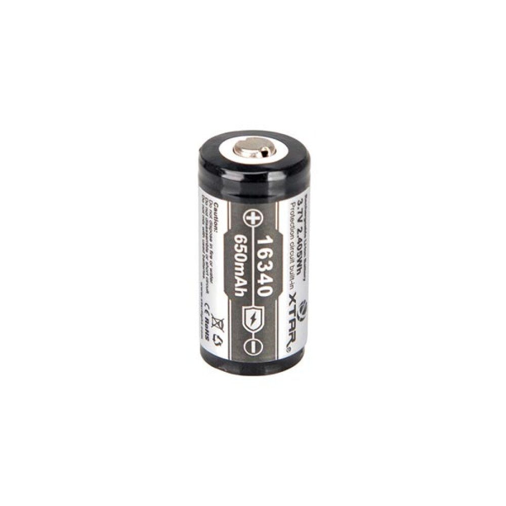 XTAR XTAR - LI-ION - 3.6 V - 650 mAh - 16340 Batterie, (1 St)
