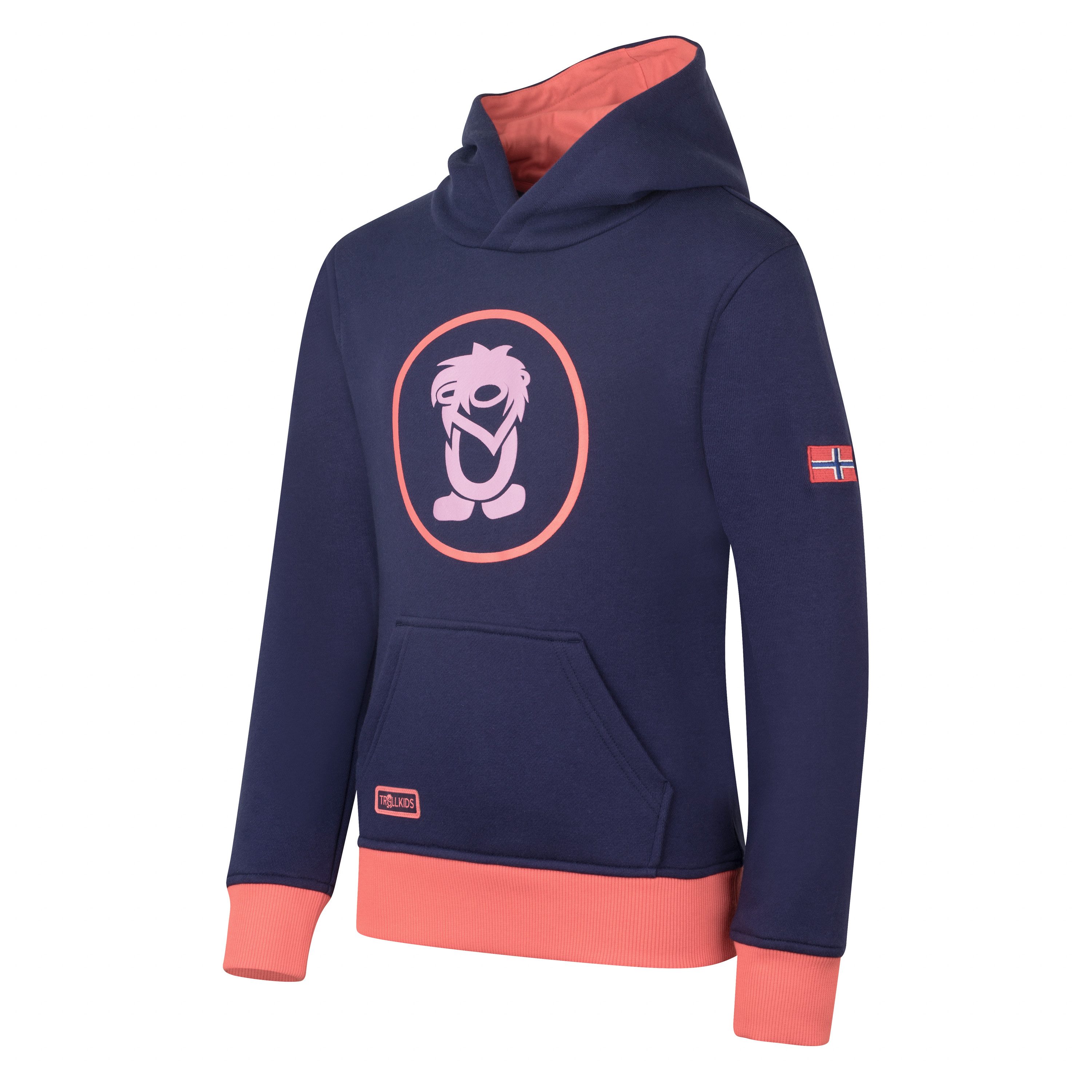 TROLLKIDS Kapuzensweatshirt KIDS TROLL SWEATER mit Kängurutasche, bedruckte oder unifarbene Optik, pflegeleicht – Bild 4 von 4