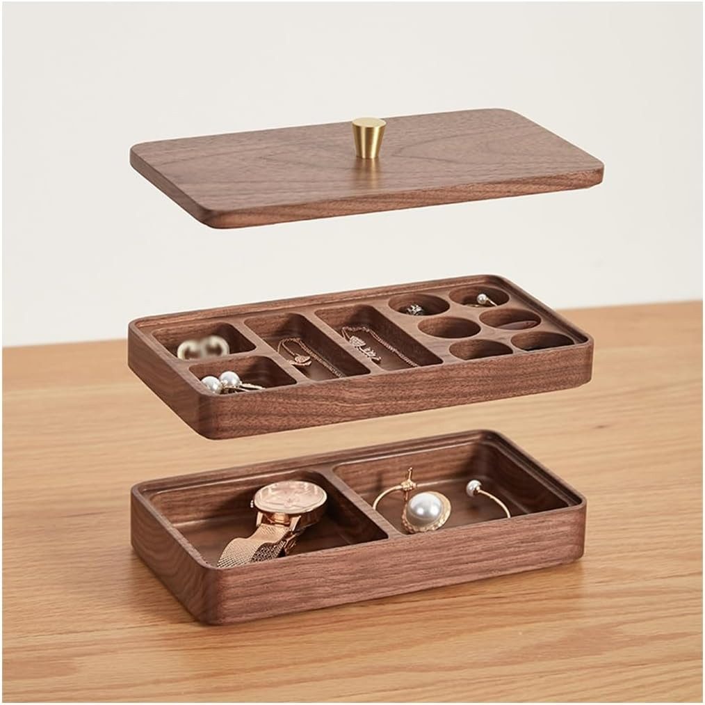 BlingBin Aufbewahrungsbox Schmuckaufbewahrung, Holz Schmuckkästchen, Massiv günstig online kaufen