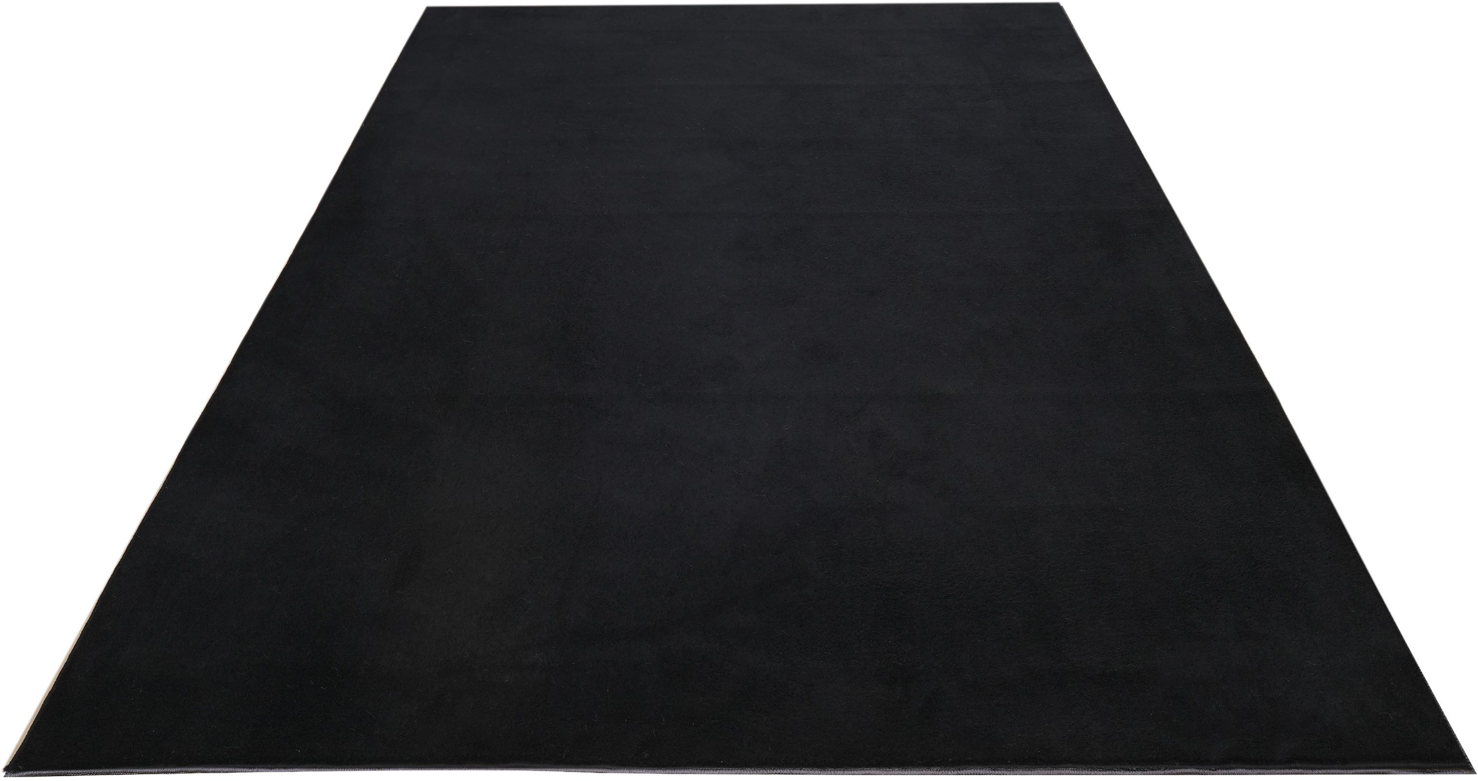 OTTO home Teppich Cali, in Standard- und Premium-Qualität, 13 mm oder 16 mm Höhe, rechteckig, Uni-Farben, kuschelig, & weich, waschbar, Wohnzimmer, Schlafzimmer