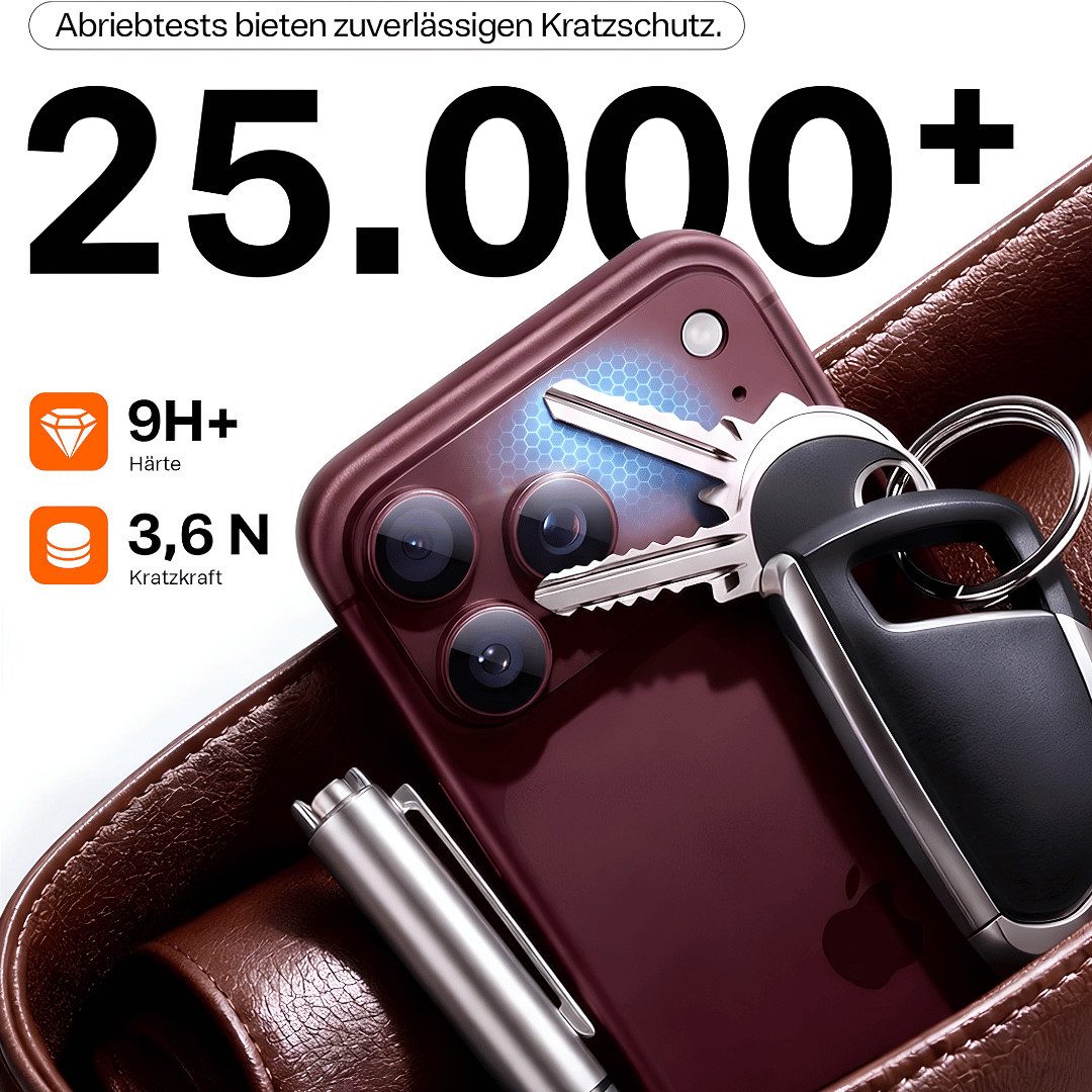 SmartUP Kameraschutzglas für Apple iPhone 18 Pro Titan Metall Kamera Linse Panzerfolie Glas für Apple iPhone 18 Pro, 1 Stück, Rundumschutz, passgenaue Verarbeit – Bild 4 von 5