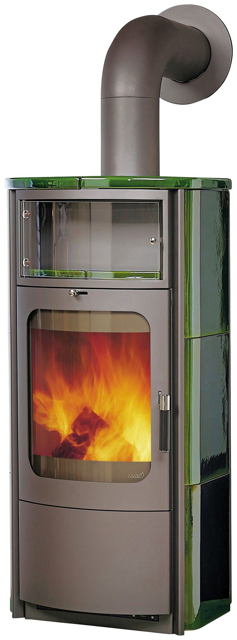 HARK Kaminofen Opera-B, 5 kW, Dauerbrand, Warmhaltefach mit Scheibe