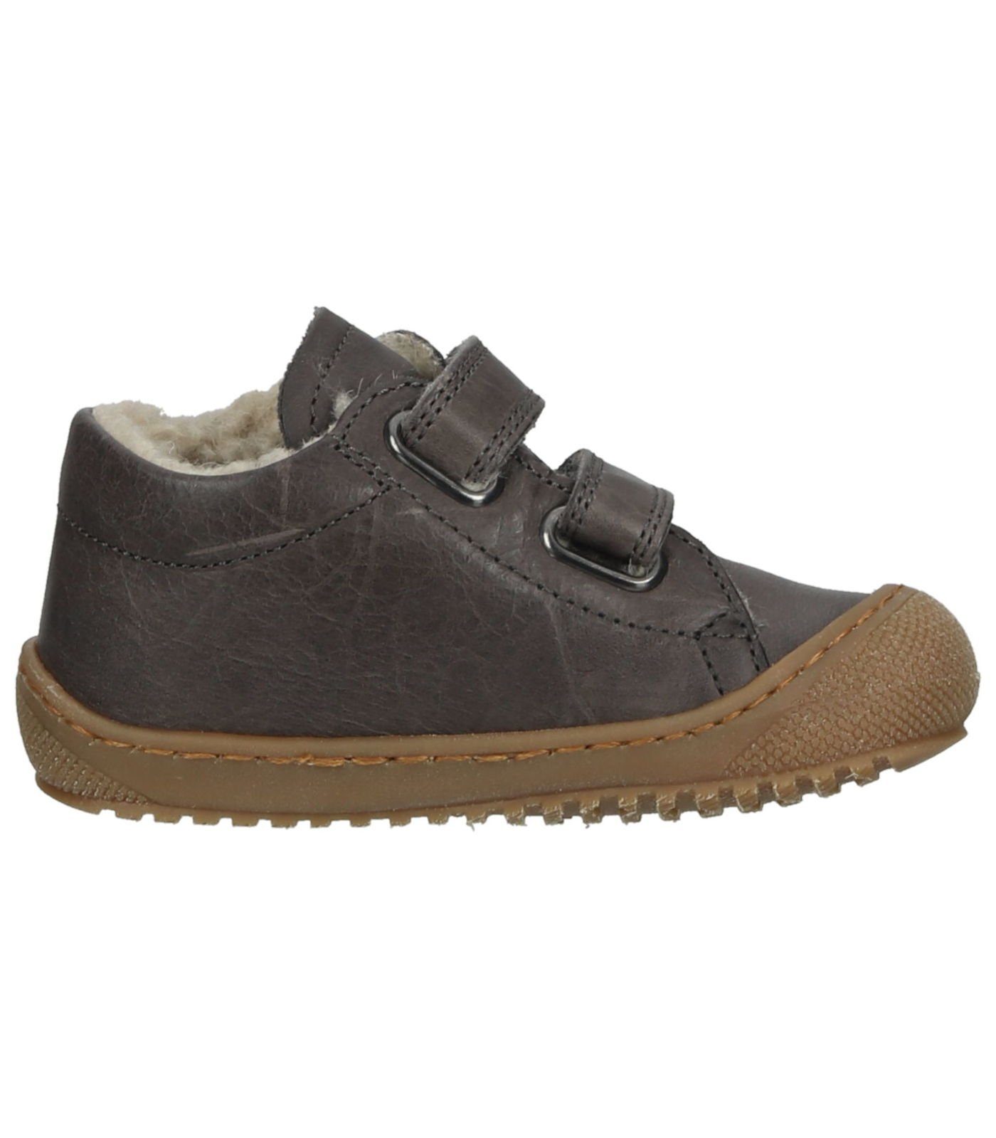 Lauflernschuh Sneaker Naturino Dunkelgrau Leder