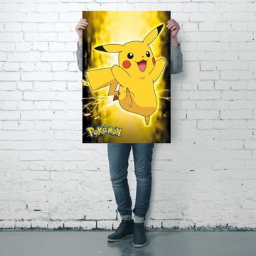 GB eye Poster Pokémon Poster Pikachu Neon 61 x 91,5 cm