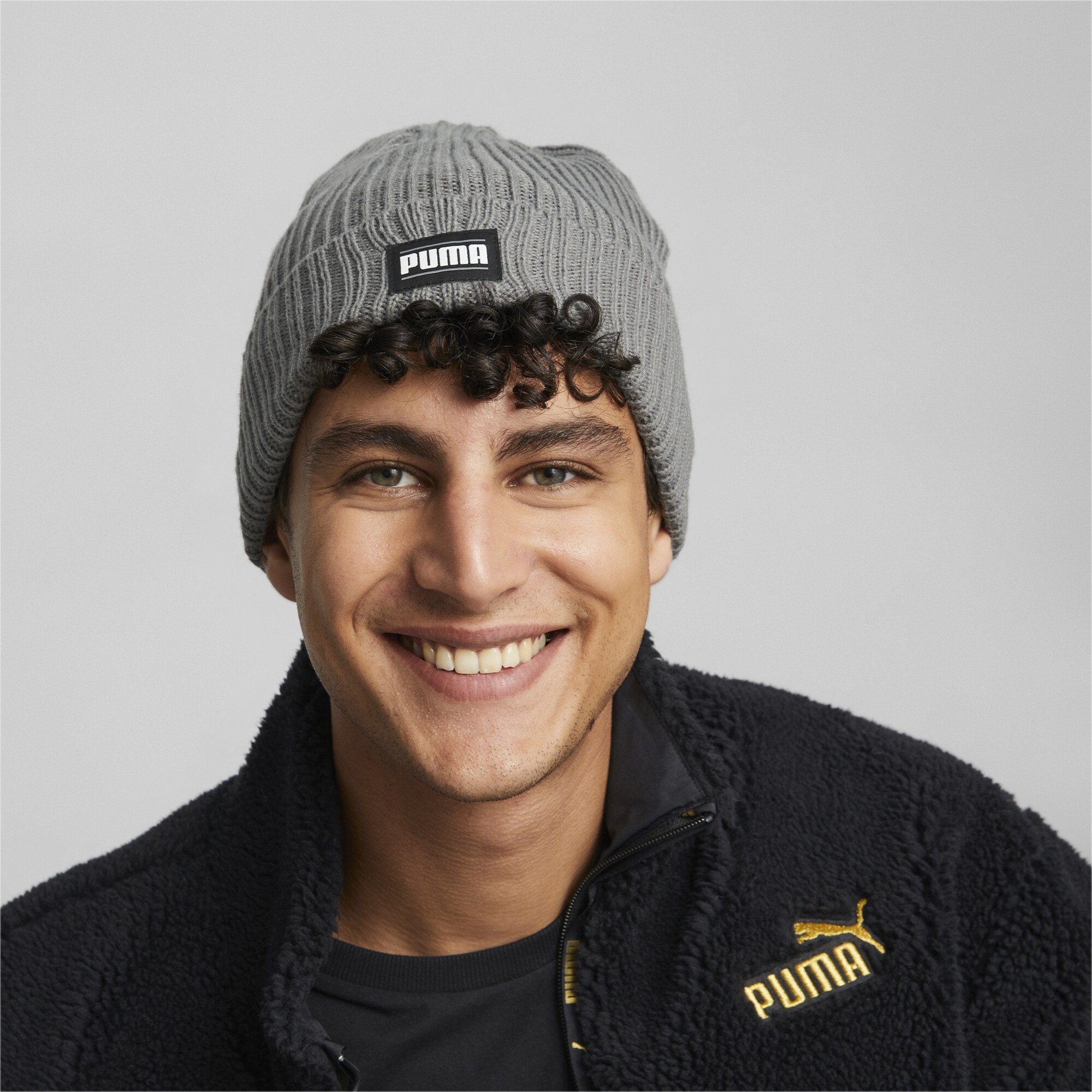 Beanie Rippung mit Beanie Gray Pearl Erwachsene PUMA Klassische Smoked