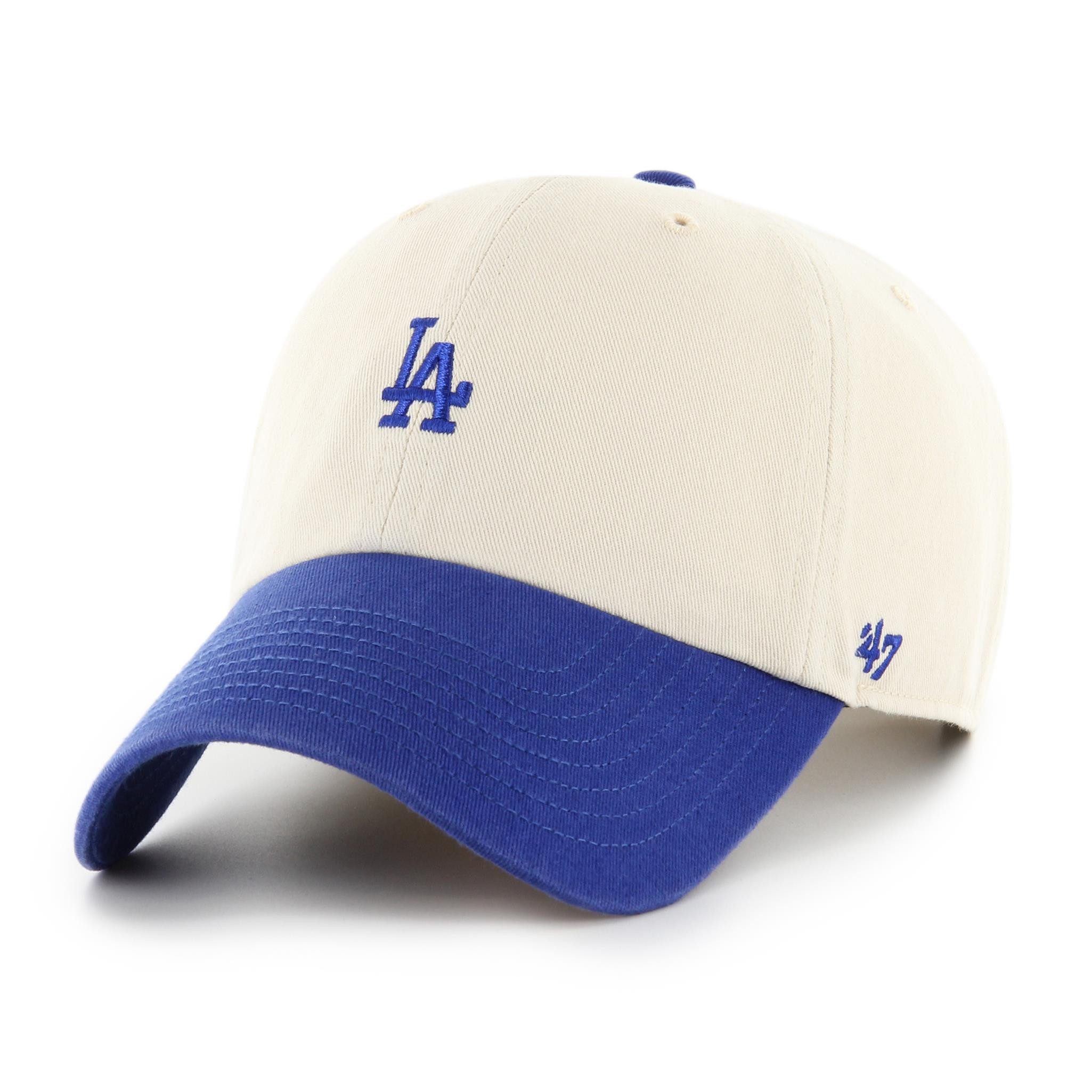Baseball Cap '47 Brand Cap MLB LA Dodgers Base Runner Sure Shot TT CLEAN UP Natural