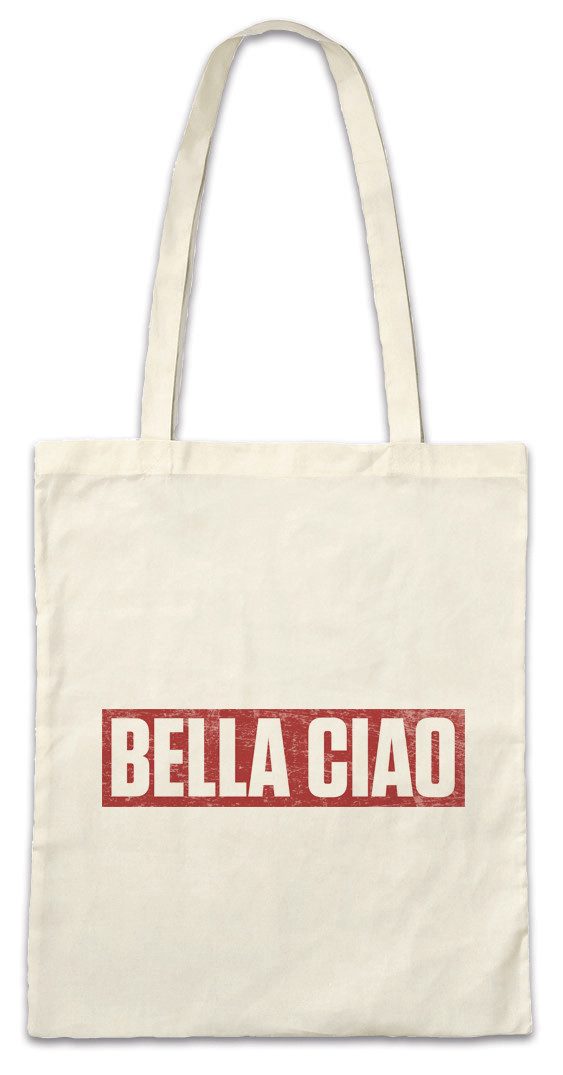 Urban Backwoods Beuteltasche Bella Ciao Stofftasche Bank Money Cash Überfall Professor Casa Heist (1-tlg), Robbery Crime De Papel