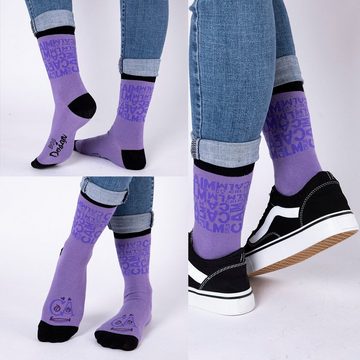 BIGGDESIGN Socken Biggdesign Moods Up Damensocken 7er Pack (1-Paar)