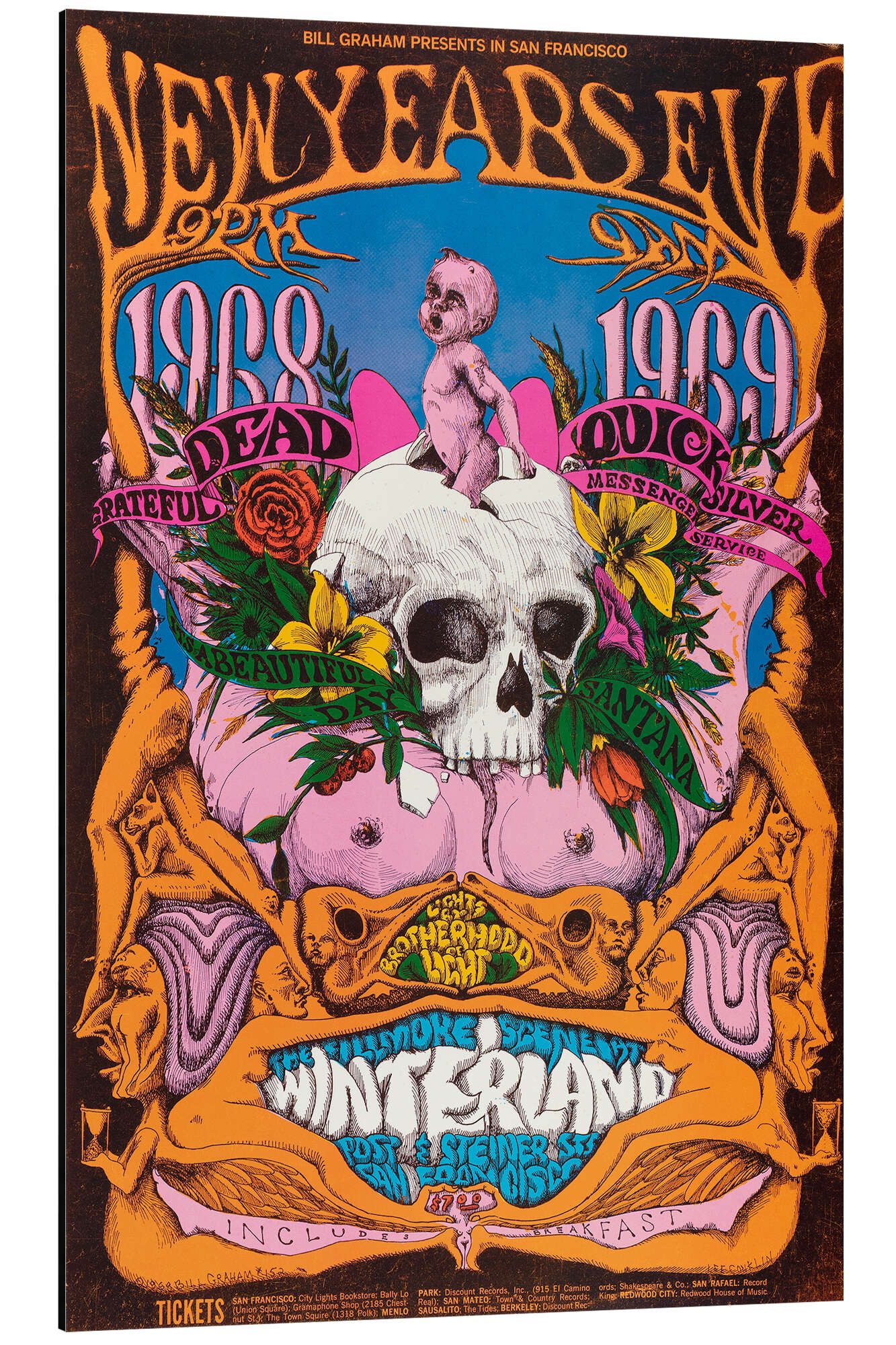Alu-Dibond-Druck Vintage Entertainment Collection