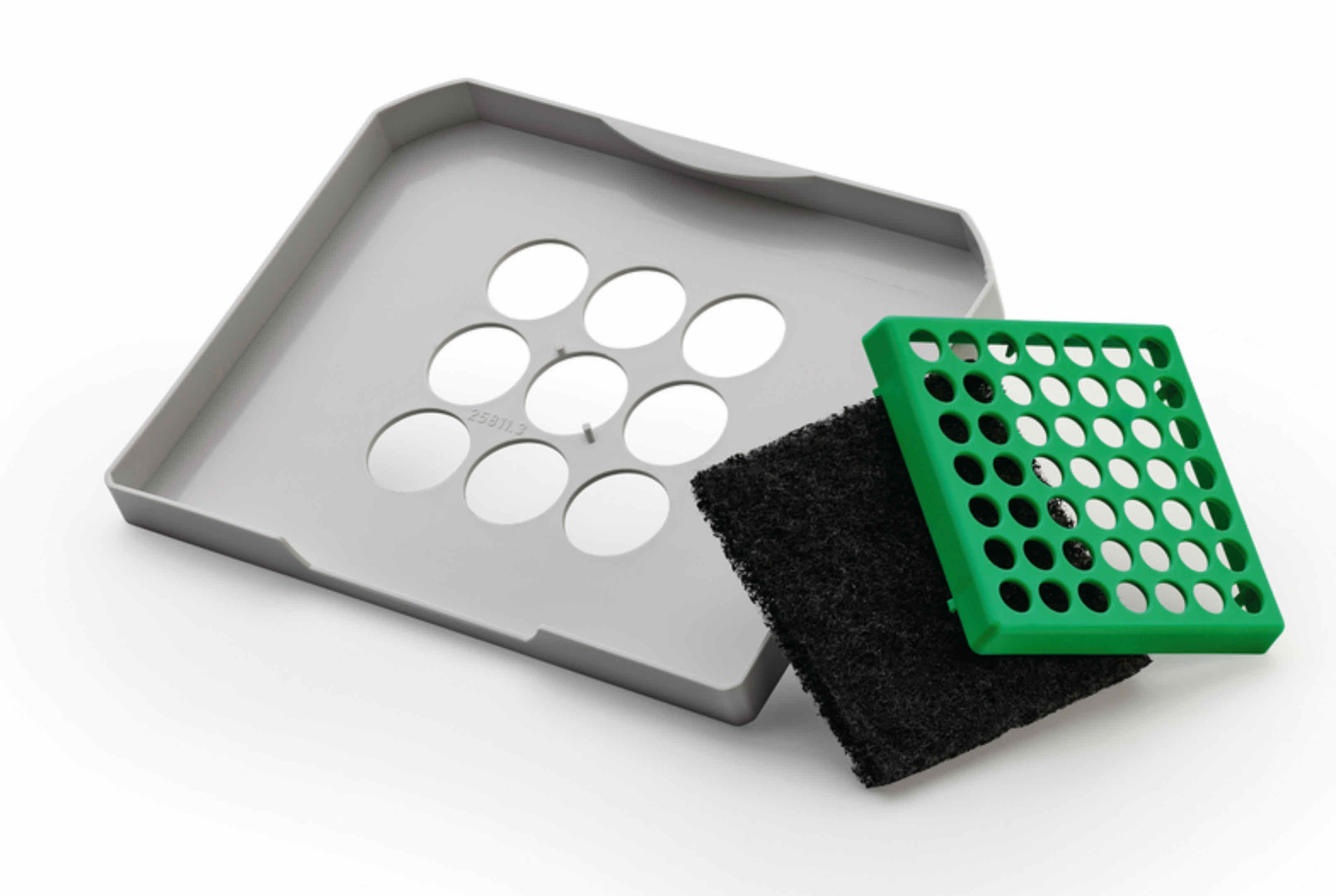 Naber Einbaumülleimer NABER Bio-Deckel. Inklusive 4 Aktivkohle-Filtern