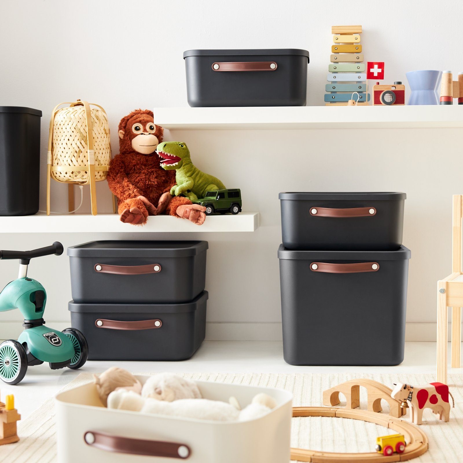 ROTHO Aufbewahrungsbox Aufbewahrungsbox mit Deckel 40 l MALOJA – Bild 5 von 5
