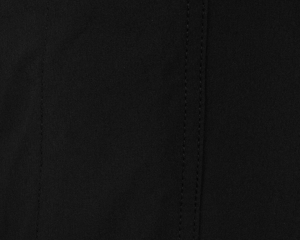 Outdoorhose vielseitig, (slim) Capri schwarz BARLEE Bergson Normalgrößen, 3/4 pflegeleicht, Damen Wanderhose,