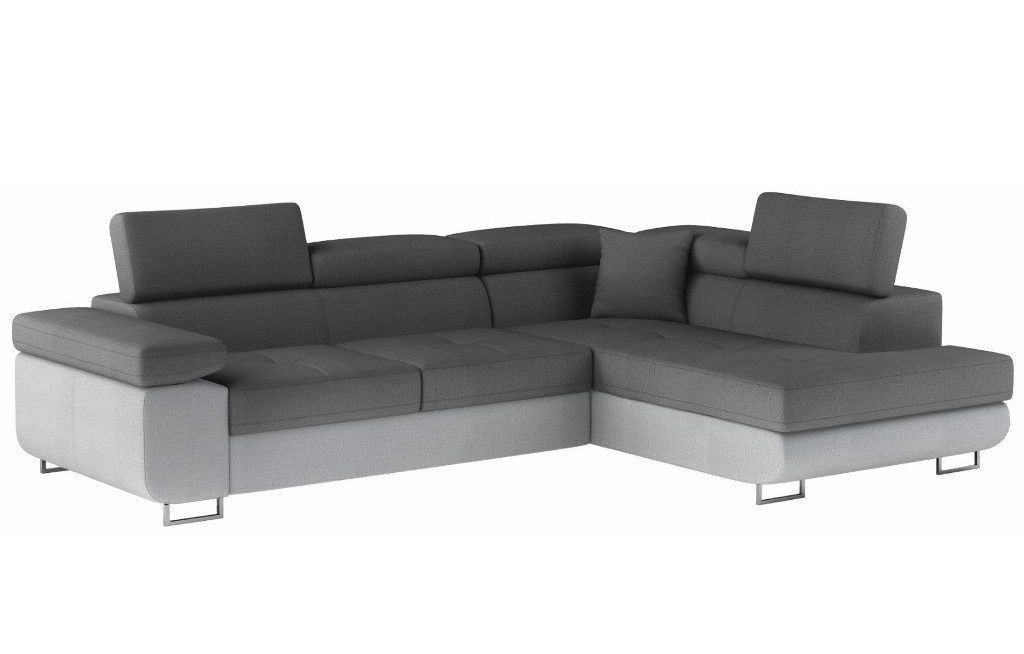 JVmoebel Ecksofa Wohnlandschaft L-Form Ecksofa Textil Design Polster Garnitur Sofort, 1 Teile, Made in Europa