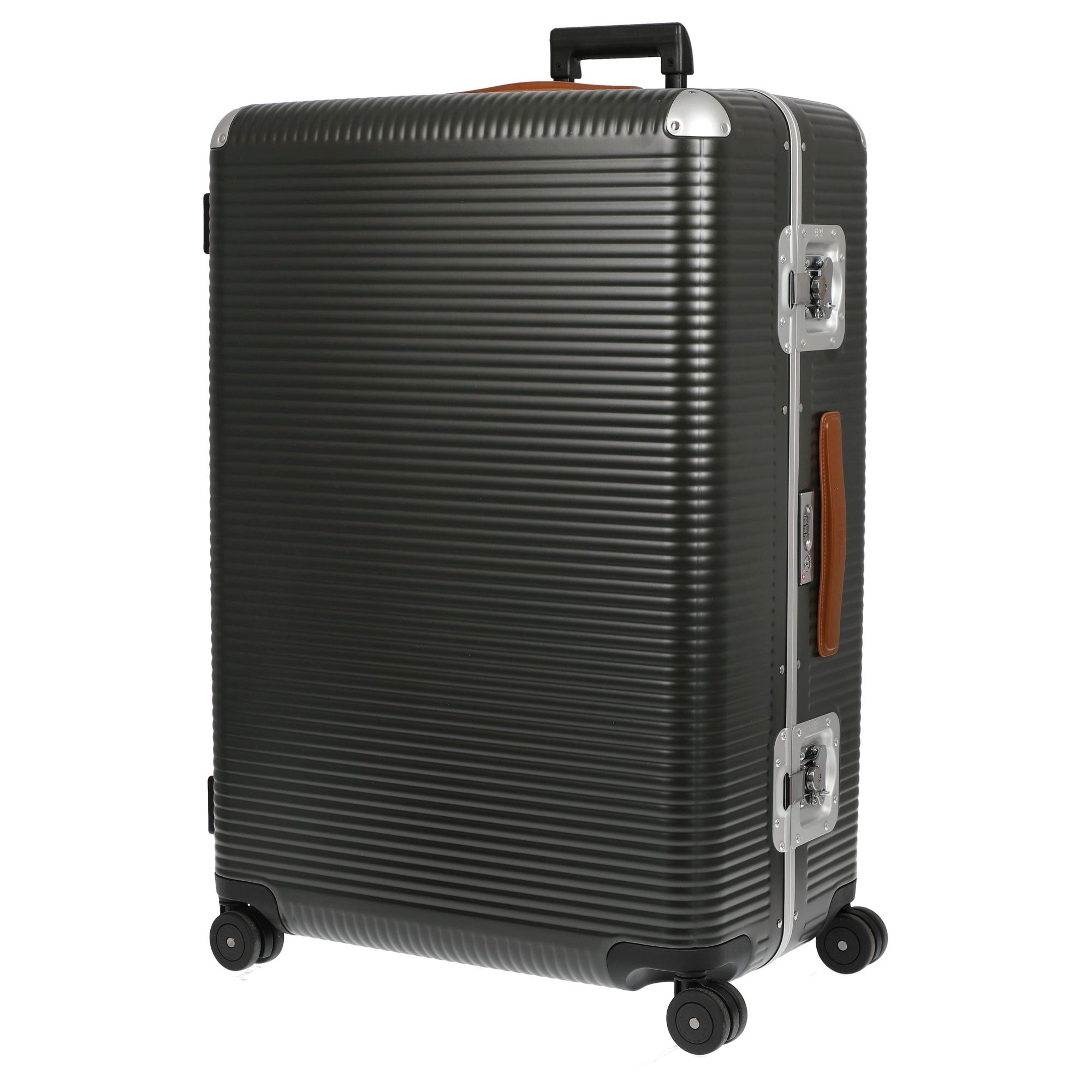 FPM Koffer Bank Light Trunk on Wheels L - 4-Rollen-Trolley 82 cm (moss green), 4 Rollen Rollen