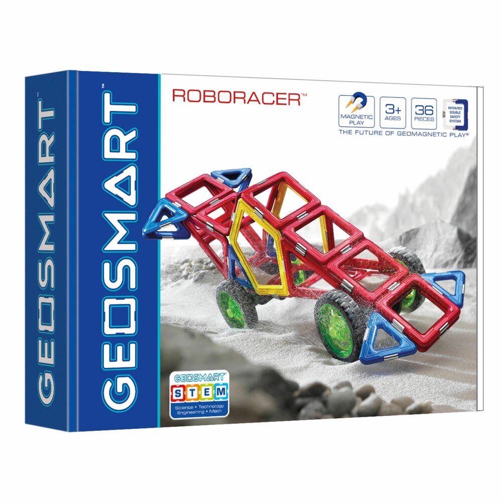 Smart Games Geosmart RoboRacer Magnetspielbausteine, (36 St)