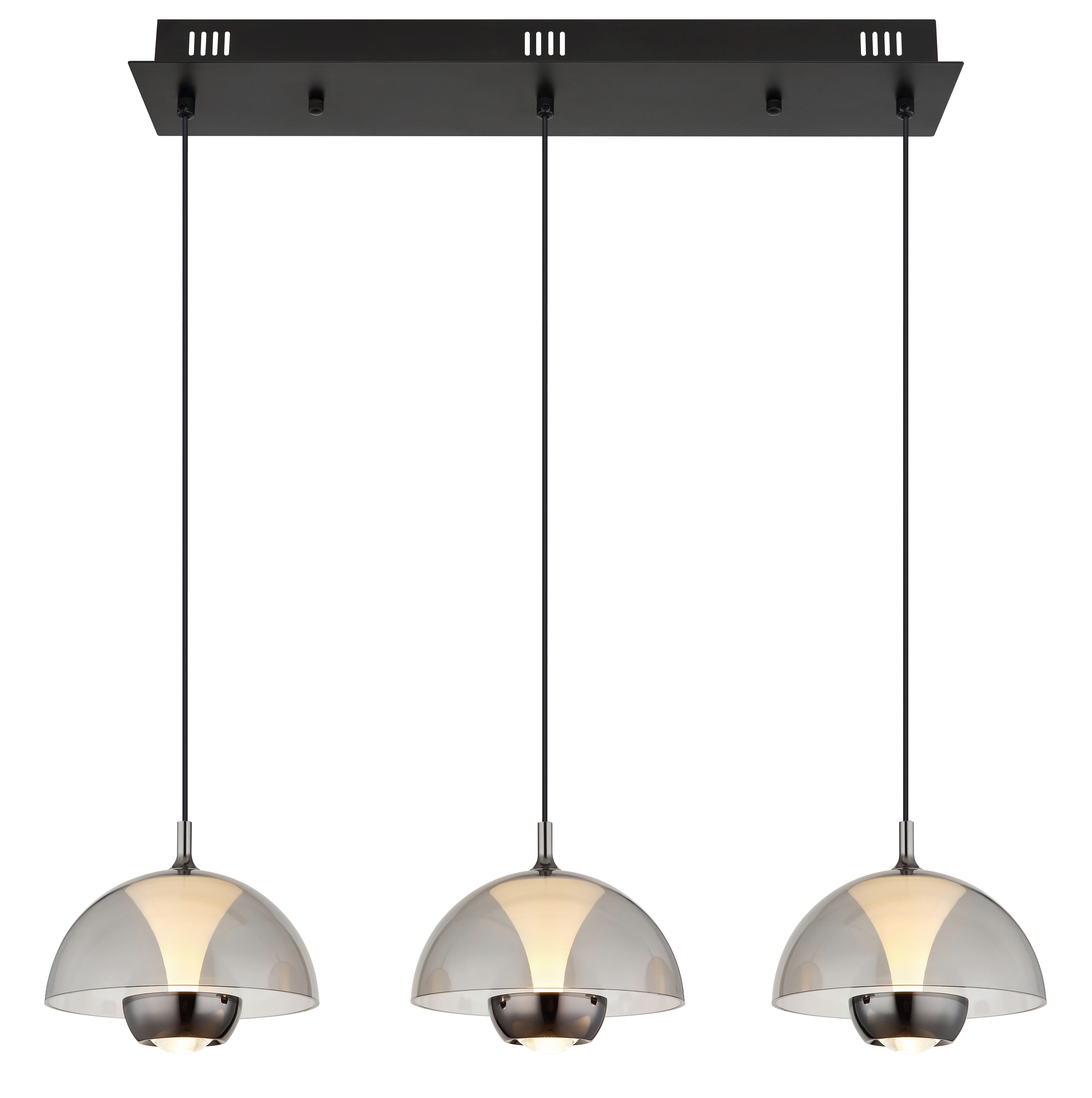 GLOBO LIGHTING LED Pendelleuchte ARUS, LED fest integriert, Warmweiß, Hängelampe/Hängeleuchte/Wohnzimmer/Esstisch/elegant