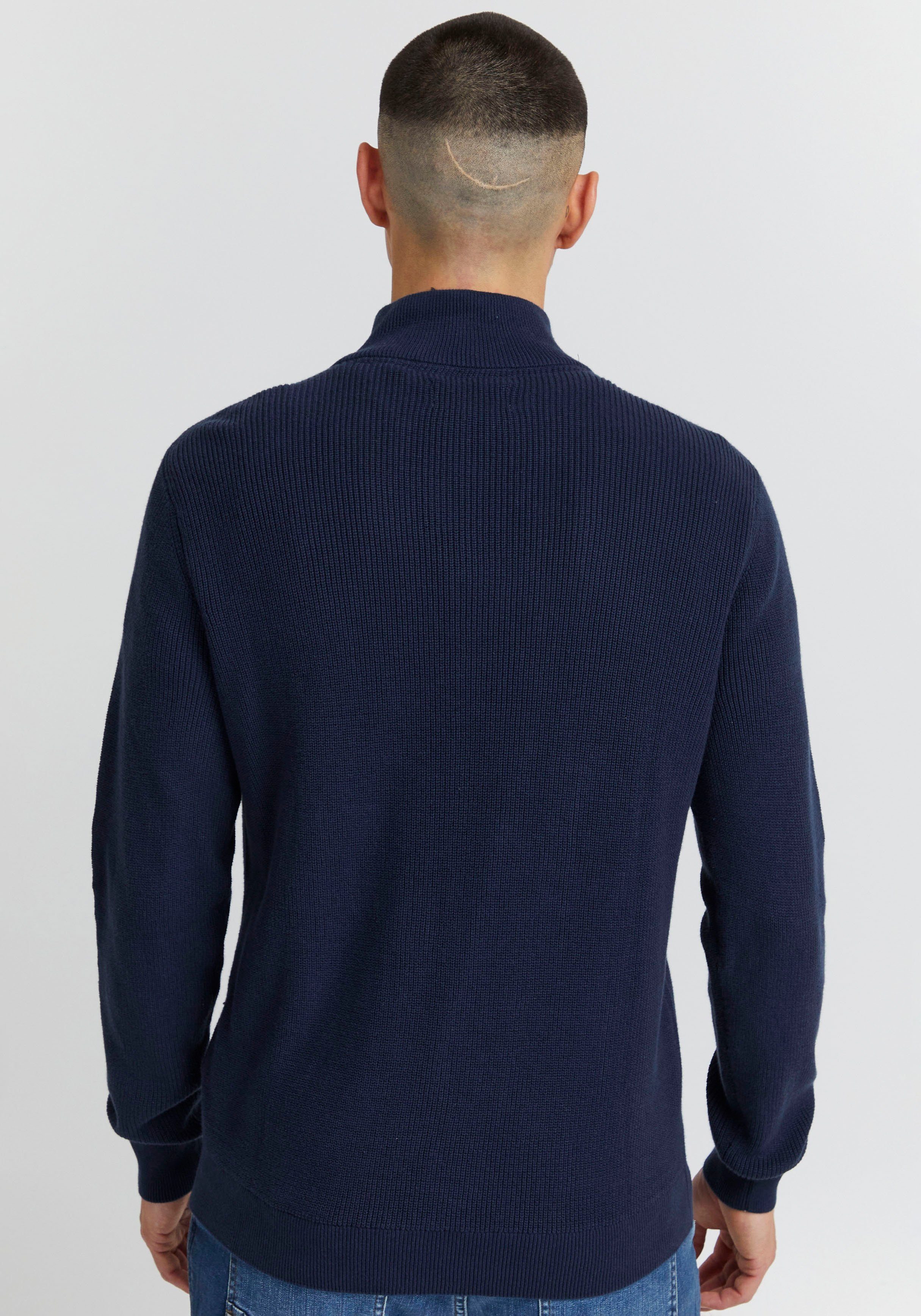 Blend Stehkragenpullover half-zipp BL blue Pullover BHCodford