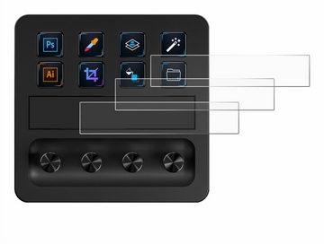 Savvies Schutzfolie für Elgato Stream Deck +, Displayschutzfolie, 18 Stück, Folie klar