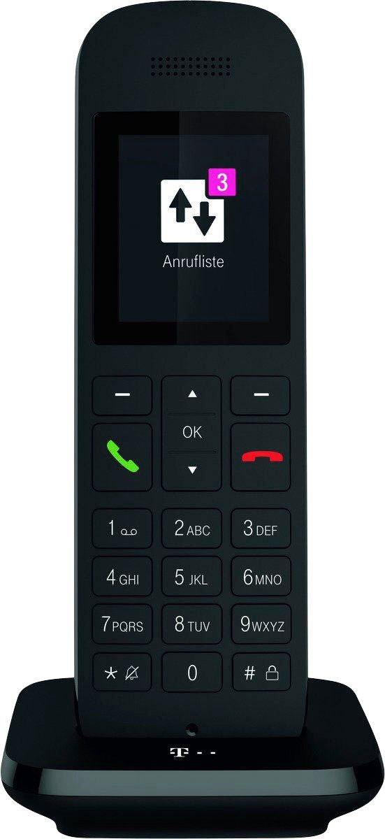Telekom Speedphone 12 DECT-Telefon (Mobilteile: 1, mit HD Voice, Multifunktionstaste 5 cm Farbdisplay) – Bild 4 von 5
