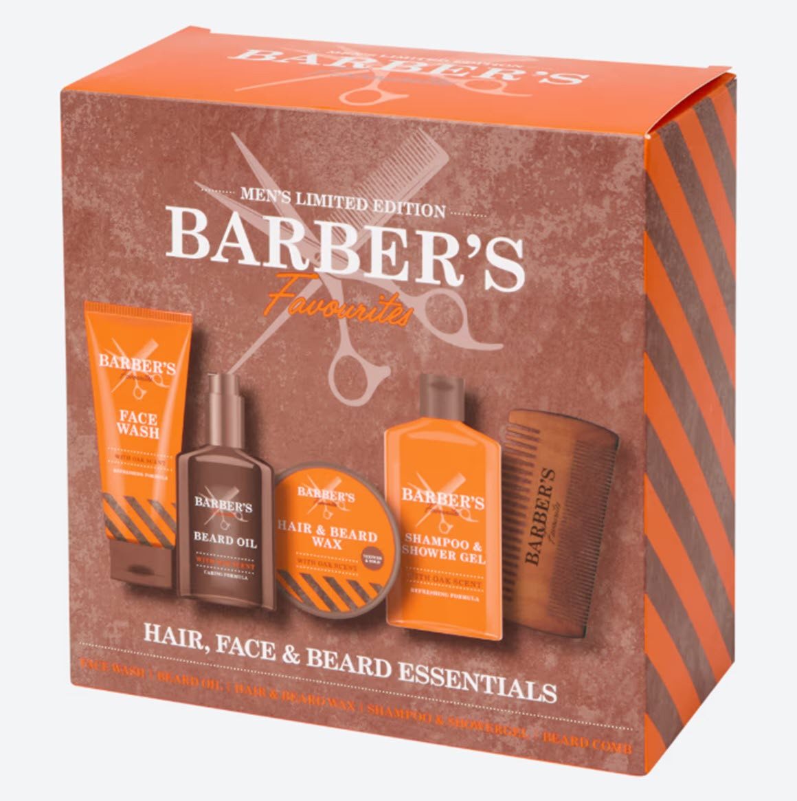 Spectrum Bartstyling-Set SPA Geschenkset für Männer-Bärte