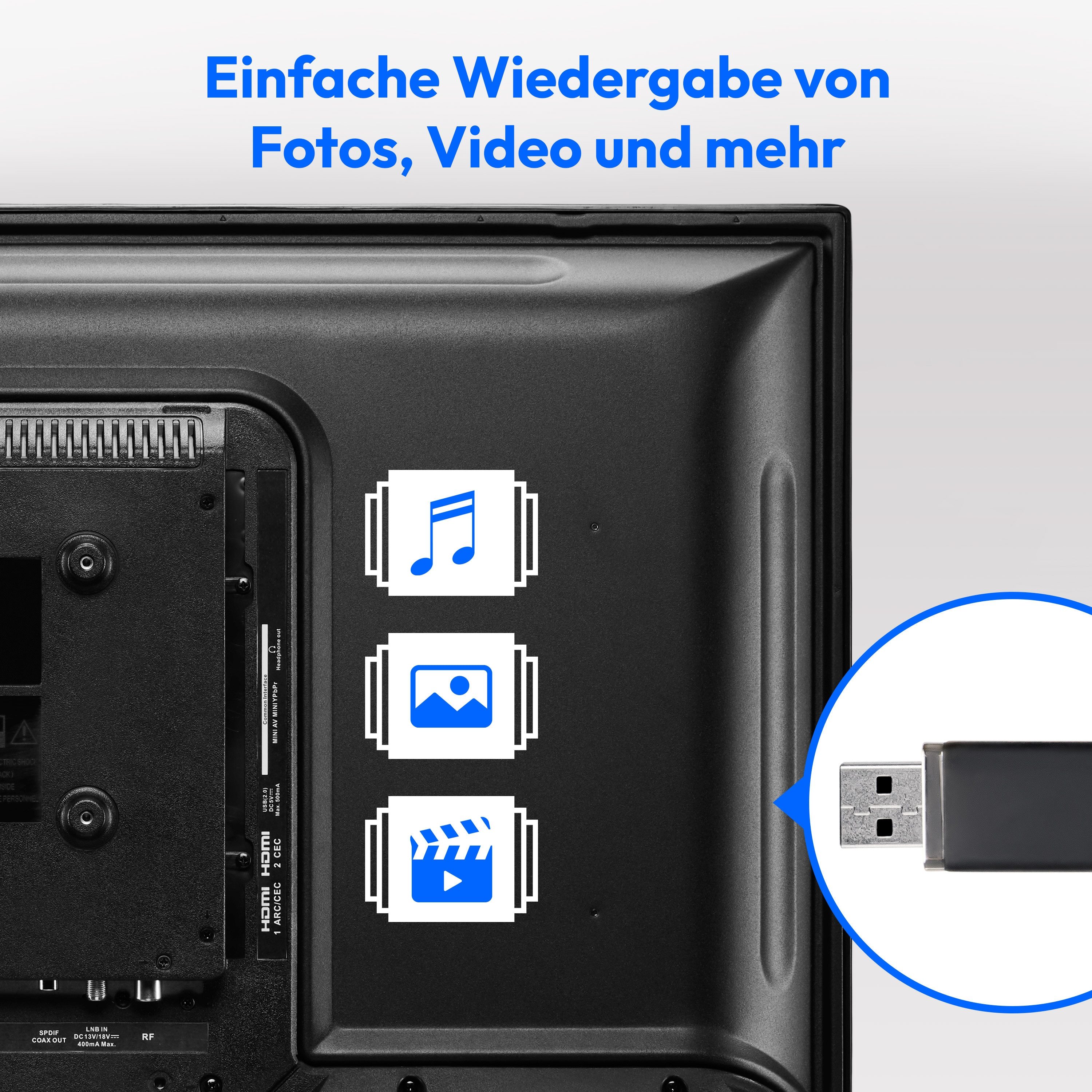 Medion® MD840001 LCD-LED Fernseher (100.3 cm/40 Zoll, 1080p Full HD, Pay-TV, DVD Laufwerk, CI+, Media Player)
