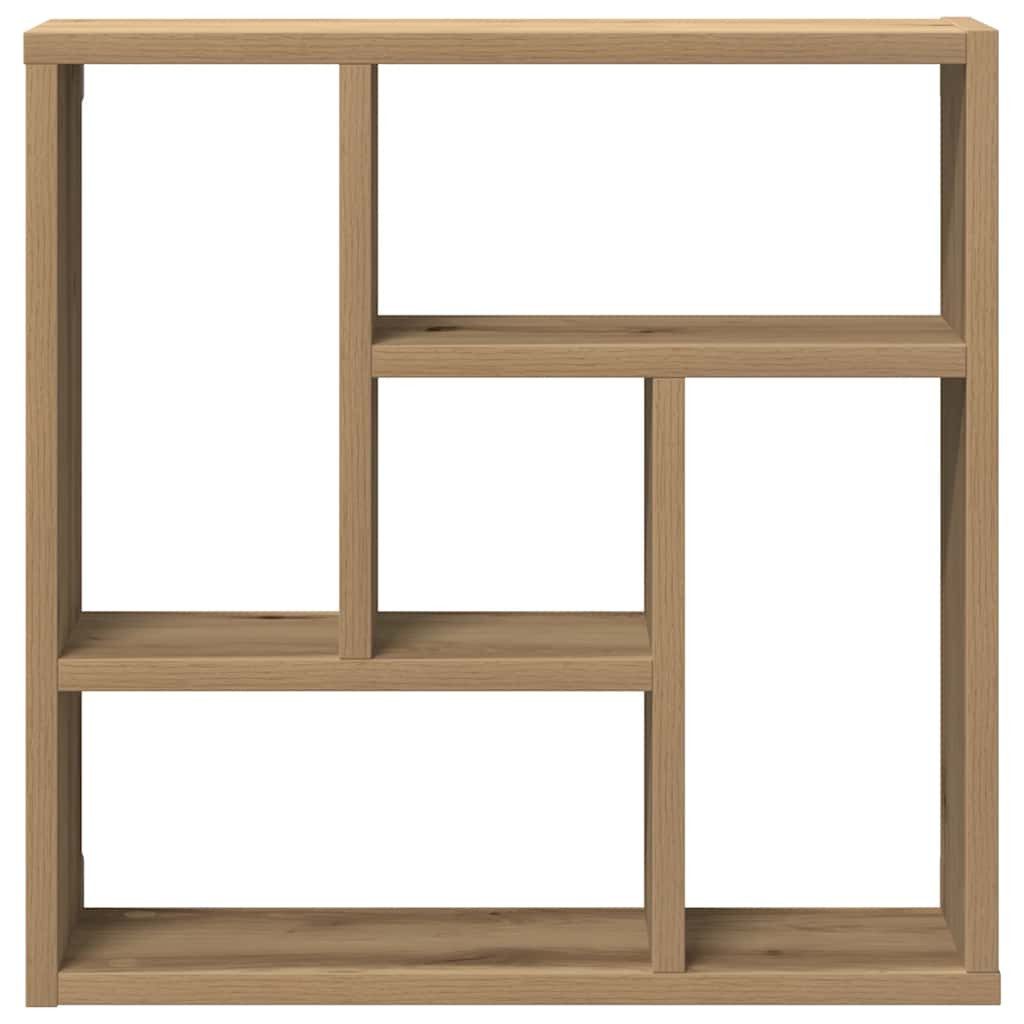 vidaXL Regal Wandregal Artisan-Eiche 45x16x45 cm Holzwerkstoff, 1-tlg. – Bild 4 von 5