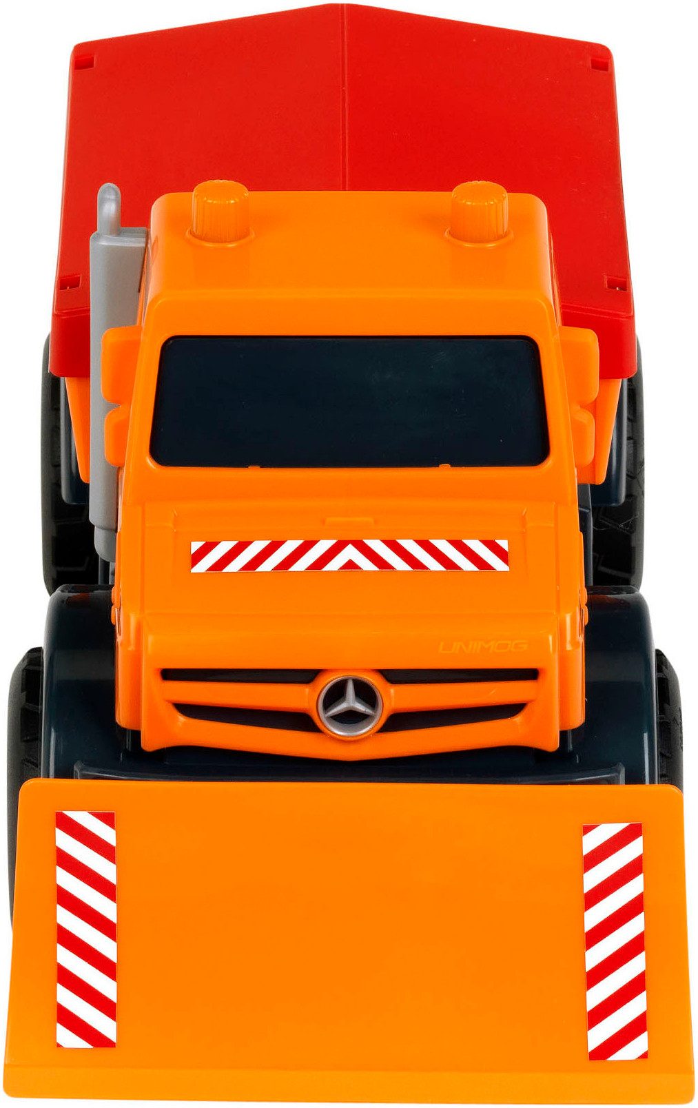 Klein Spielzeug-Winterdienst Mercedes-Benz UNIMOG