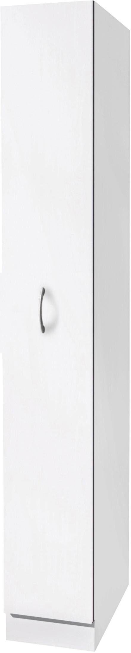 Apothekerschrank mit wiho Kiel 4 | Weiß Küchen Ablagefächern Weiß Auszug
