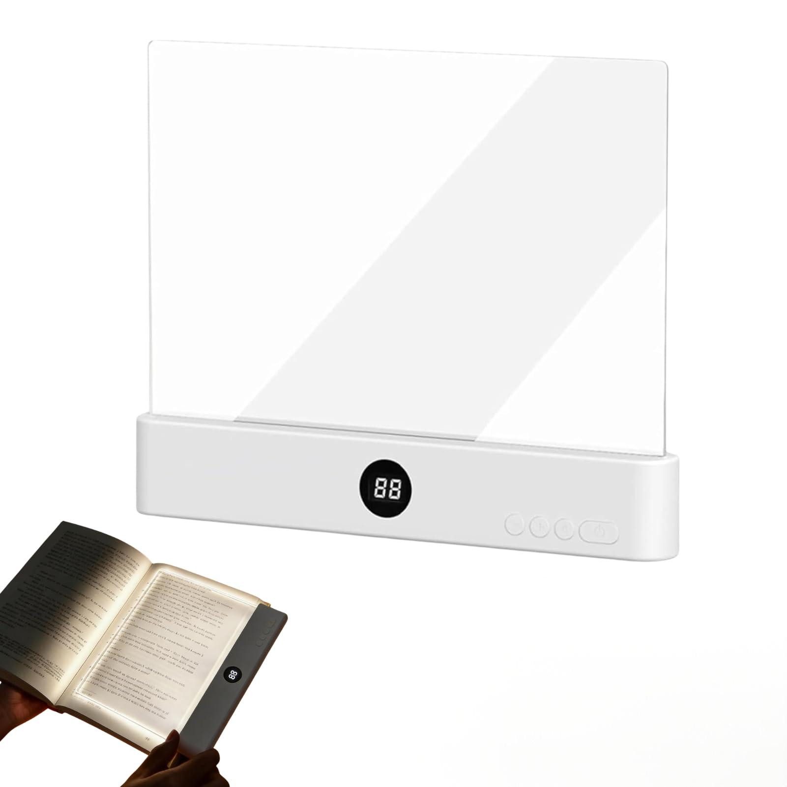 AIBISTAR LED Leselampe Leselicht Leselampe, 3 Farben, Timer, 35h, USB-C, Lesehilfe Buchlampe, Perfektes Geschenk für Leseratten