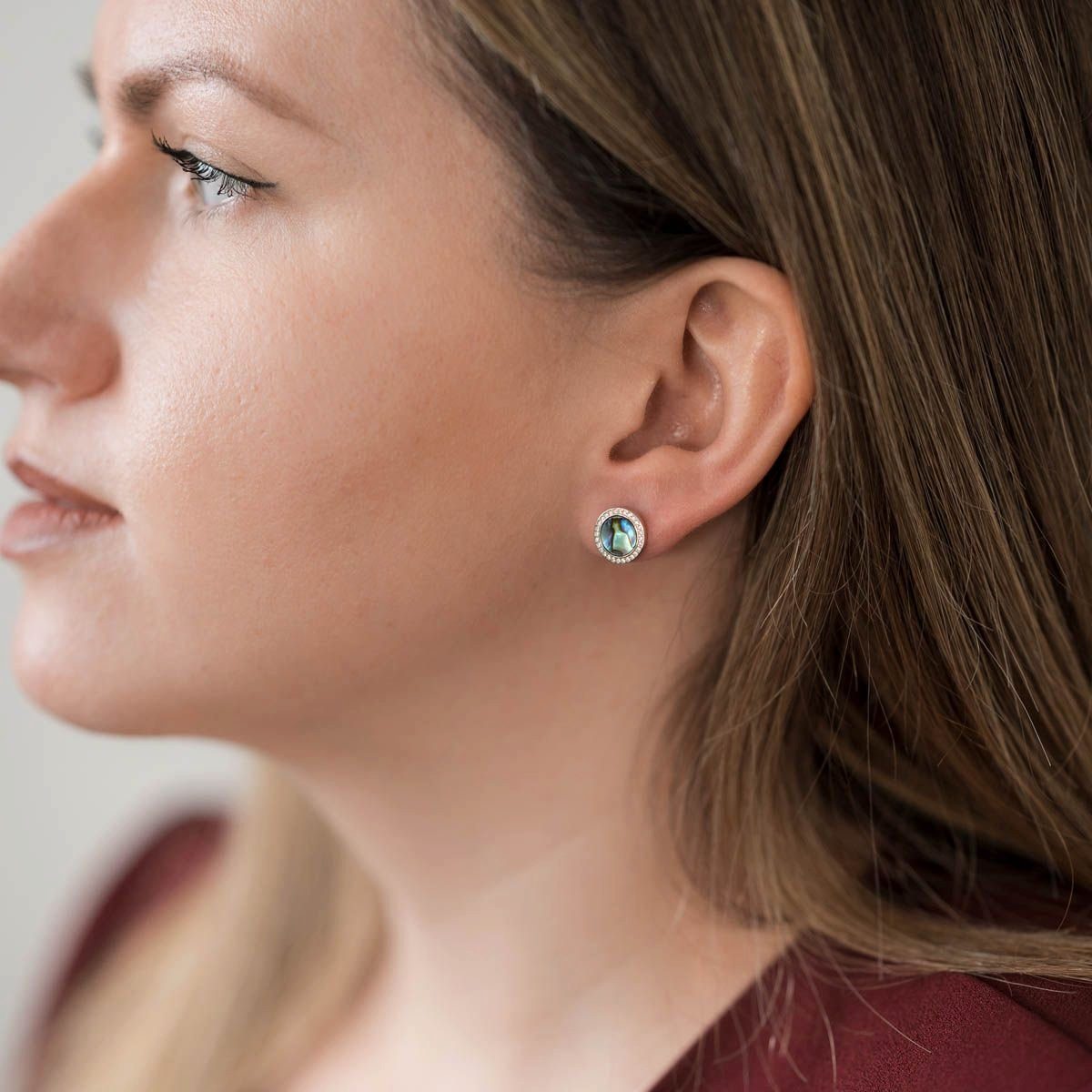 Materia Paar Ohrstecker Damen Perlmutt Abalone günstig online kaufen
