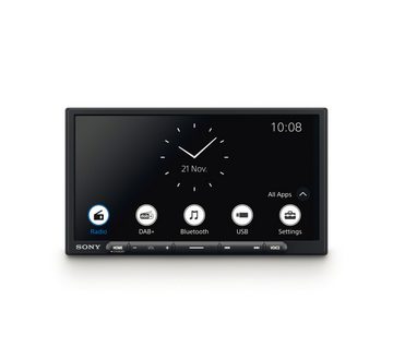 Sony 2-DIN Autoradio XAV-AX4050 mit DAB+ Tuner und DAB+ Antenne Autoradio (Digitalradio (DAB)