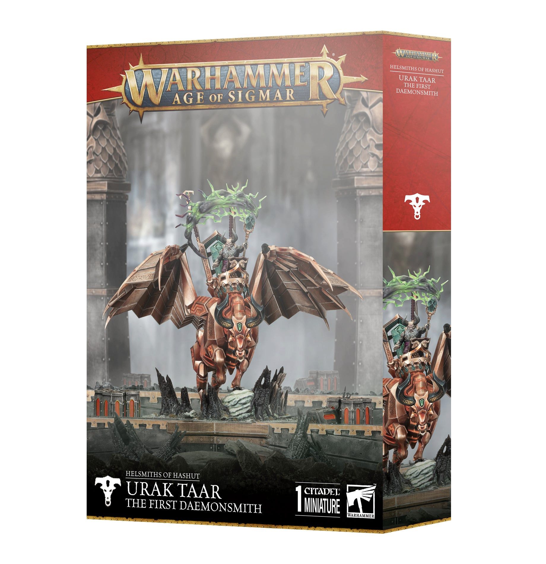 Games Workshop Spielfigur Warhammer Age of Sigmar Helsmiths of Hashut Urak Taar the First Daemon