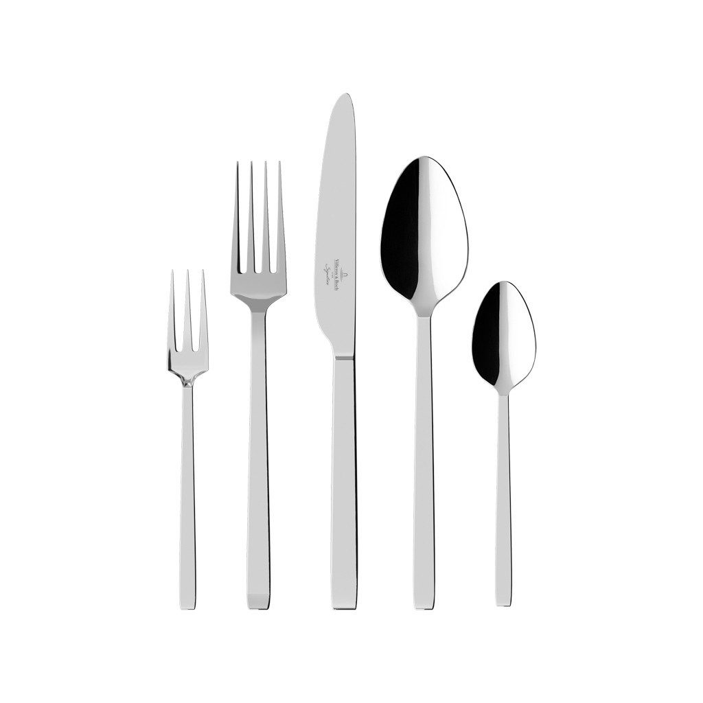 Villeroy & Boch Signature Besteck-Set La Classica Tafelbesteck 30tlg. 42x27x5cm (30-tlg), 6 Personen, Edelstahl, Edelstahl, 30 Stck, spülmaschinenfest, Made in Germany