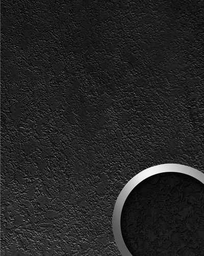 Wallface Dekorpaneele 22737-NA, BxL: 100.5x261.3 cm, 2.63 qm, (Dekorpaneel, 1-tlg., Wandverkleidung in Stein-Optik) schwarz, matt, samtig weich