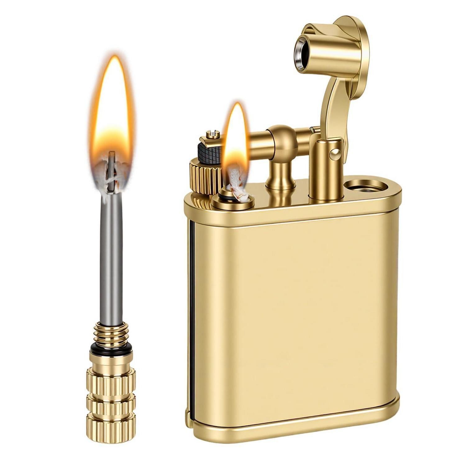 LuxusKollektion Feuerzeug Benzinfeuerzeug Vintage Messing Retro