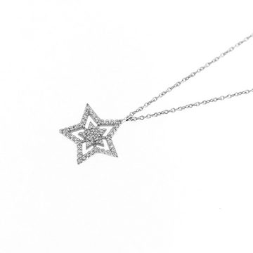 Smart Jewel Kette mit Anhänger Stern mit Zirkonia Steinen, Silber 925