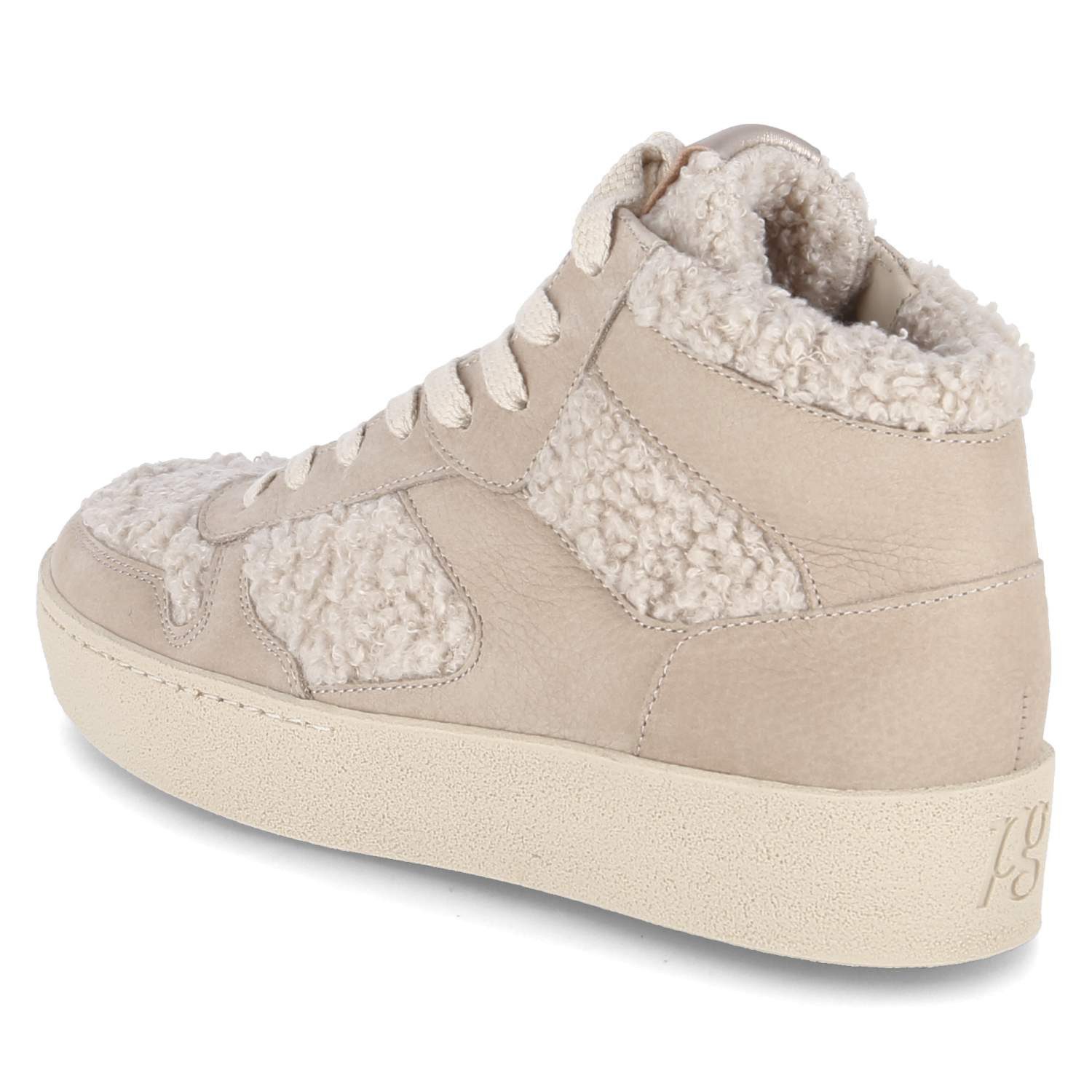 Paul Green Paul Green Wintersneaker 5470-01 Damen Leder & Textil beige Schnürstiefel – Bild 3 von 5