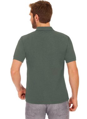 Trigema Poloshirt TRIGEMA Polohemd mit Brusttasche (1-tlg)