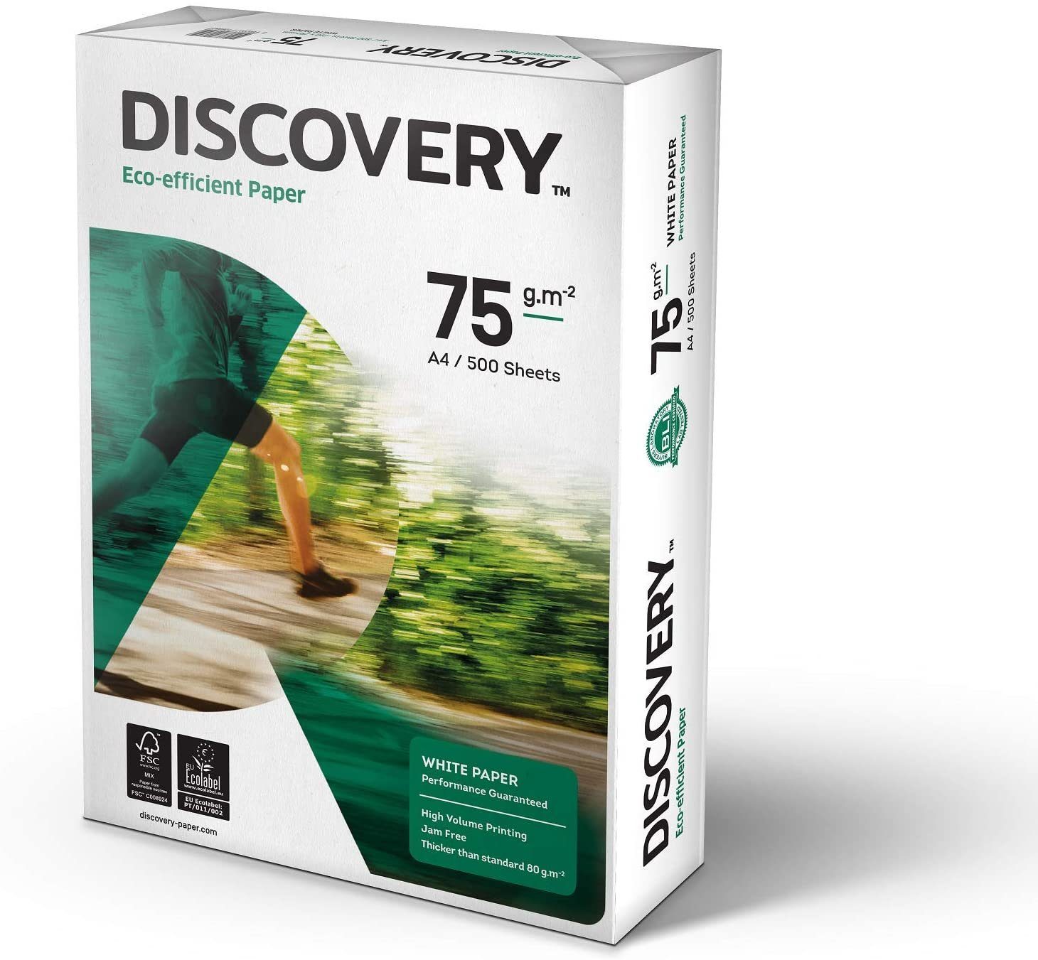 Discovery Drucker- und Kopierpapier Discovery Multifunktionspapier 75g/m² DIN-A4 - 2500 Blatt weiß