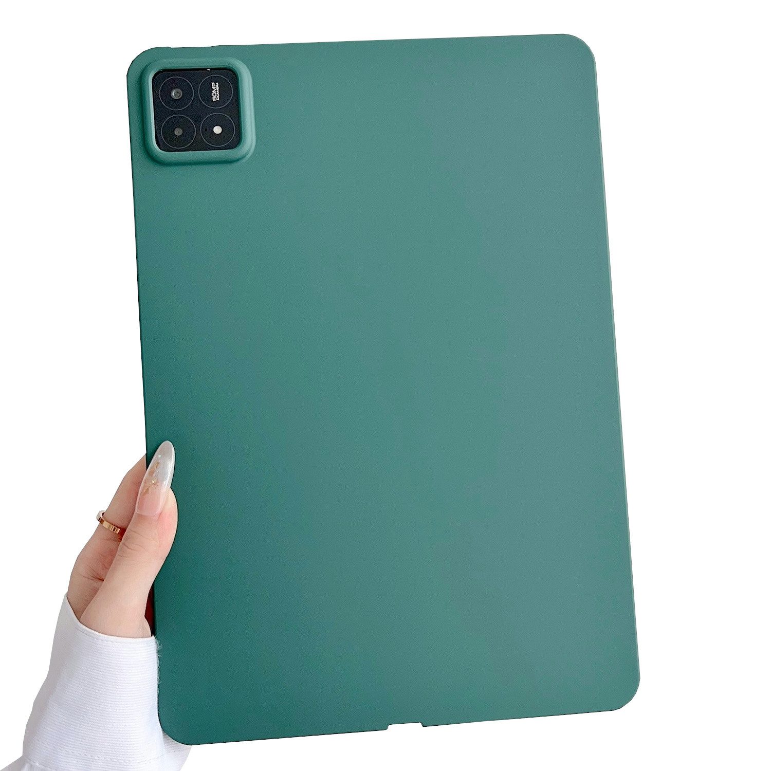 Wigento Tablet-Hülle Für Xiaomi Pad 6S Pro 12.4 Zoll TPU Silikon Hülle dünn Dunkelgrün