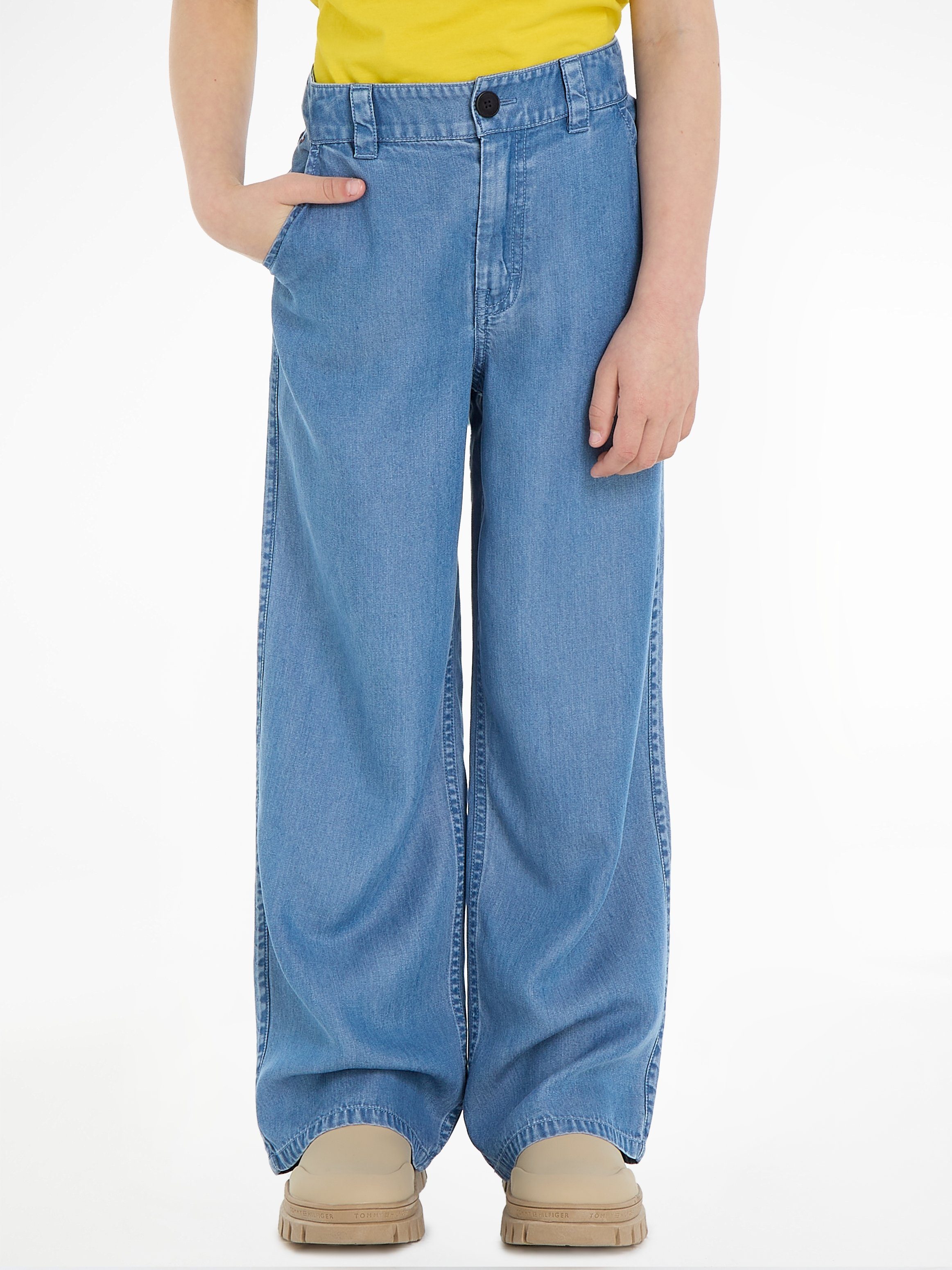 Tommy CHINO PANT Denim-Look im MABEL Hilfiger TENCEL Webhose