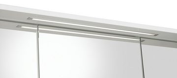 Schildmeyer Spiegelschrank Profil 16 Breite 100 cm, 3-türig, LED-Beleuchtung, Schalter-/Steckdosenbox