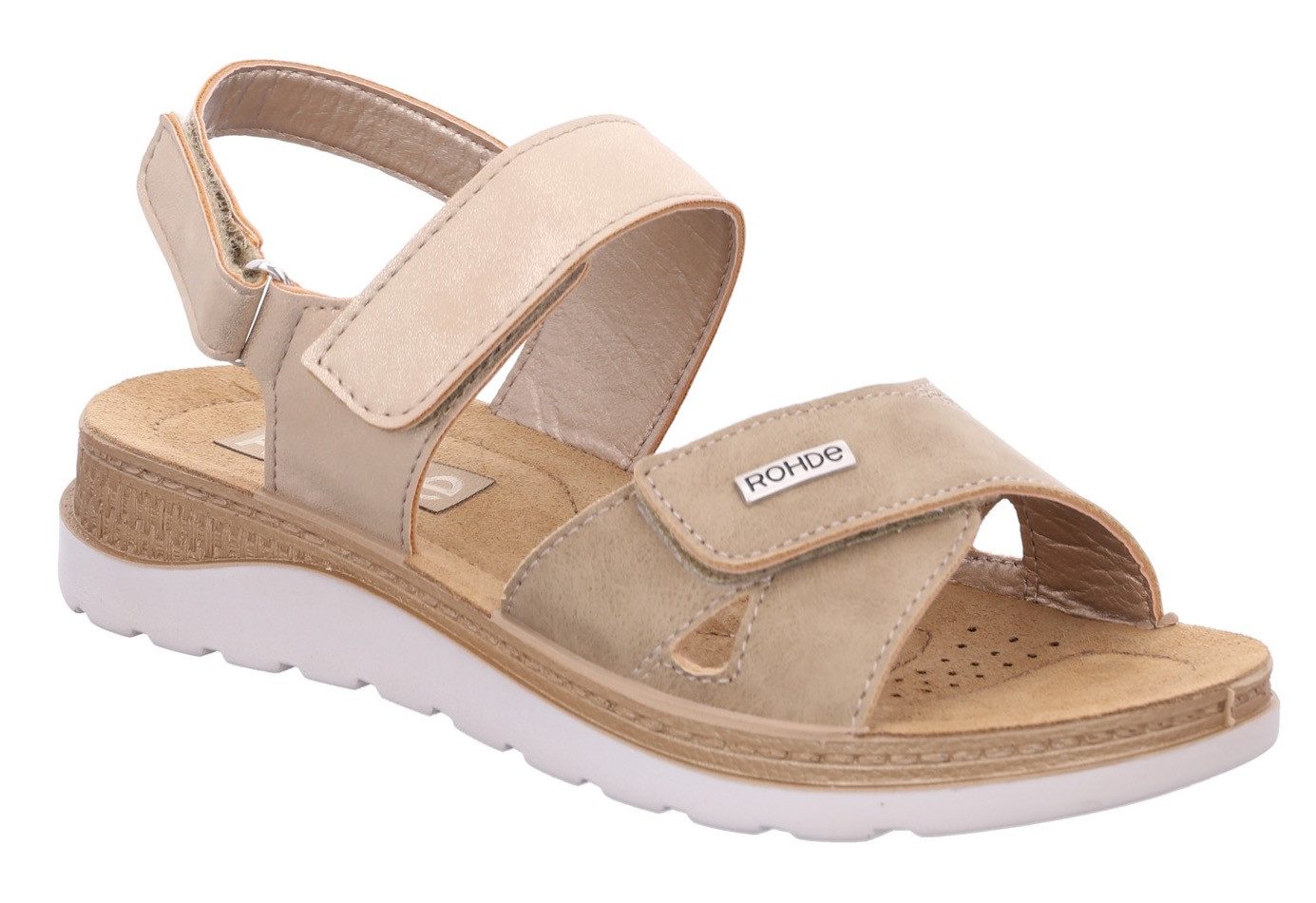 Rohde BAVIERA Riemchensandale Sommerschuh, Klettschuh, Keilabsatz, günstig online kaufen