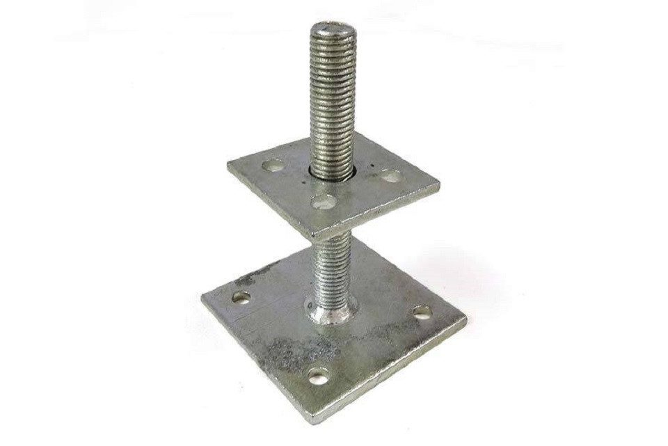 Gartenpirat Pfostenträger höhenverstellbar 35-160 mm Stützenfuß Pfostenträger für Holzpfosten, (1-St)