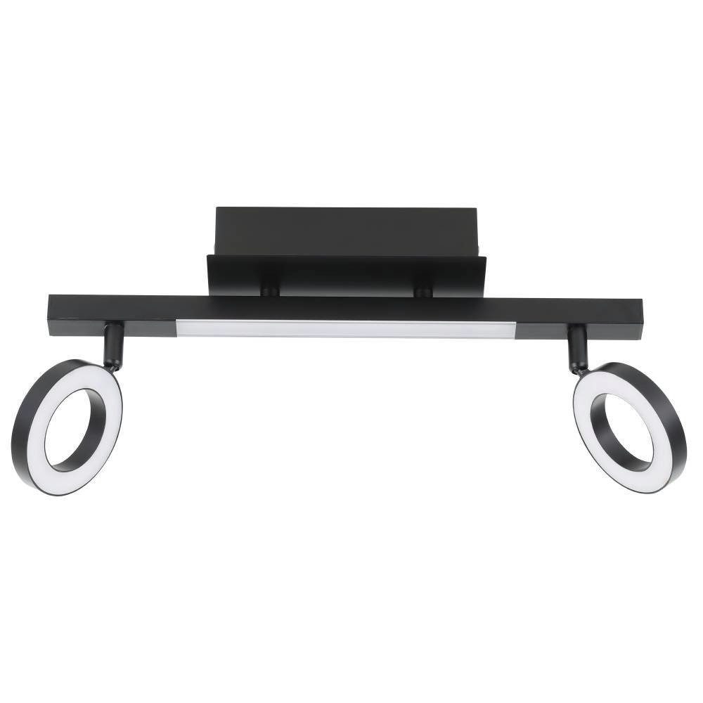 EGLO LED Deckenspots CARDILLIO, LED fest integriert, Warmweiß, Spot, warmweißes Licht, Wohnzimmer, Esszimmer, Küche, Flur, 38,5x8,5cm